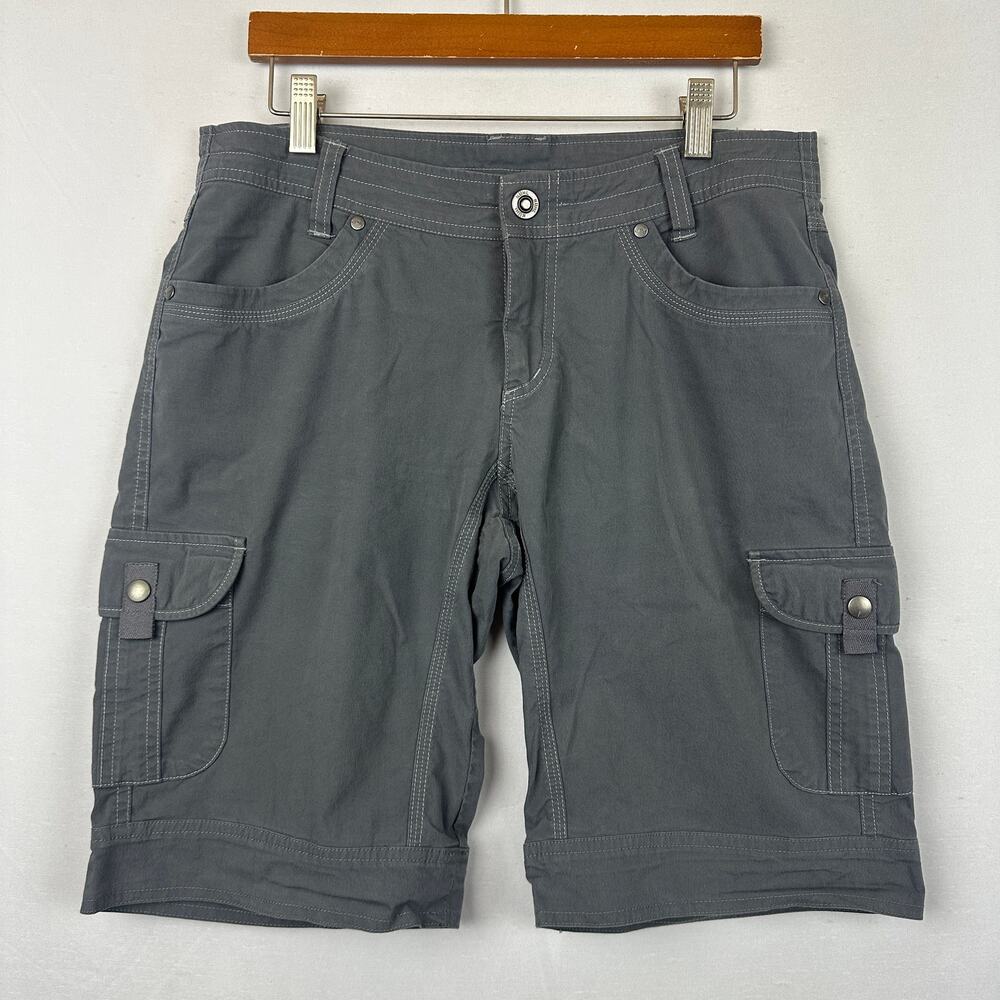 Kuhl Women's Splash 11" Shadow Gray Outdoor Active Shorts 6084 Size 8